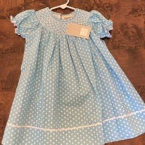 NWT Lil Cactus smocked dress 2T